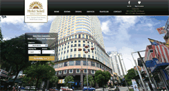 Desktop Screenshot of hotelsoleilbb.com